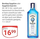 Bombay Sapphire Angebote bei GLOBUS Kaiserslautern für 16,99 €
