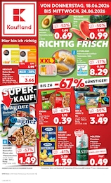 Aktueller Kaufland Supermarkt Prospekt für Nordhastedt 18.06.2026 - 24.06.2026 Kaufland Prospekt für Nordhastedt mit 56 Seiten