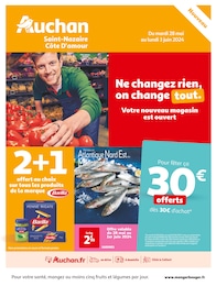 Prospectus Auchan Hypermarché à Pornic, "Ne changez rien, on change tout.", 20 pages, 28/05/2024 - 03/06/2024