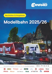 Aktueller Conrad Electronic Elektromärkte Prospekt in Schierling und Umgebung, "Modellbahn 2025/26" mit 102 Seiten, 01.09.2025 - 30.06.2026