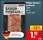 Bauernpreßsack Angebote von Pfälzer bei Netto Marken-Discount Bonn für 1,11 €