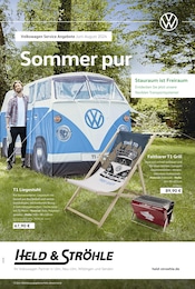 Volkswagen Prospekt "Sommer pur" für Ulm, 1 Seite, 01.06.2024 - 31.08.2024
