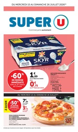 Promos Pizza dans le catalogue "Super U" de Super U Pizza en promo dans le catalogue Super U à la page 1