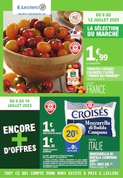 Catalogue E.Leclerc à Challans cette semaine, valable du 08/07/2025 au 19/07/2025 Prospectus E.Leclerc à Challans, "TOUT CE QUI COMPTE POUR VOUS EXISTE À PRIX E.LECLERC", 21 pages de promos valables du 08/07/2025 au 19/07/2025