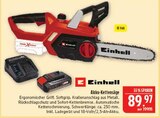 Akku-Kettensäge im Angebot bei Marktkauf in Schweinfurt Akku-Kettensäge Angebote von Einhell bei Marktkauf Schweinfurt für 89,97 €