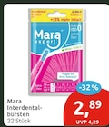 Interdentalbürsten von Mara expert im aktuellen budni Prospekt
