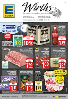 Aktueller EDEKA Prospekt "Aktuelle Angebote" Seite 1 von 24 Seiten für Gummersbach