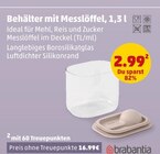 Behälter mit Messlöffel im Penny Prospekt Behälter mit Messlöffel von Brabantia im aktuellen Penny Prospekt für 2,99 €