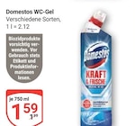 WC-Gel Angebote von Domestos bei GLOBUS Salzgitter für 1,59 €