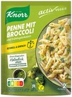 activ Veggie Penne mit Broccoli oder Spaghetteria Spinaci von Knorr im aktuellen REWE Prospekt