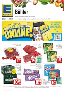 EDEKA Prospekt der Woche "Wir lieben Lebensmittel!" Seite 1, 03.08.2026 bis 08.08.2026 für Döbeln Aktueller EDEKA Prospekt "Wir lieben Lebensmittel!" Seite 1 von 38 Seiten für Döbeln