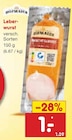 Leberwurst im Angebot bei Netto Marken-Discount in Kassel Leberwurst Angebote von Rügenwalder bei Netto Marken-Discount Kassel für 1,00 €
