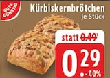 Kürbiskernbrötchen im Angebot bei E center in Kempen Kürbiskernbrötchen Angebote von Gut & Günstig bei E center Kempen für 0,29 €