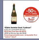 Promo Cidre fermier brut à 3,07 € dans le catalogue Monoprix à Courbevoie