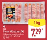 Berner Würstchen XXL von BBQ für 7,29 € bei ALDI Nord im Angebot Berner Würstchen XXL von BBQ im aktuellen ALDI Nord Prospekt