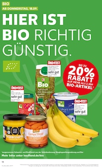 Bio Bananen im Kaufland Prospekt "Aktuelle Angebote" mit 54 Seiten (Hamburg)