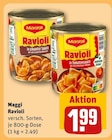 Ravioli in pikanter Sauce Angebote von Maggi bei REWE Duisburg für 1,99 €