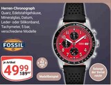 Herren-Chronograph im Angebot bei GLOBUS in Rostock Herren-Chronograph Angebote von Fossil bei GLOBUS Rostock für 49,99 €