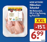 Hähnchen-Schenkel von MEINE METZGEREI für 6,99 € bei ALDI SÜD im Angebot Hähnchen-Schenkel von MEINE METZGEREI im aktuellen ALDI SÜD Prospekt