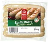 Rostbratwurst Westfälische Art Angebote von Hausmarke bei REWE Essen für 3,69 €