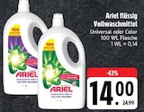 flüssig Vollwaschmittel Universal Angebote von Ariel bei EDEKA Bamberg für 14,00 €