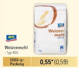 Weizenmehl Angebote von aro bei Metro Recklinghausen für 0,59 €