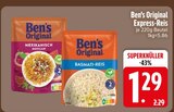 Express-Reis Mexikanisch im Angebot bei EDEKA in Ingolstadt Express-Reis Mexikanisch Angebote von Ben's Original bei EDEKA Ingolstadt für 1,29 €