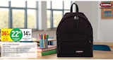 Sac à dos Padded - EASTPAK en promo à 14,90 € chez Intermarché Super Sac à dos Padded - EASTPAK dans le catalogue Intermarché Super