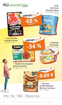 Prospectus Colruyt en cours, "DES PROMOS DE TAILLE", page 2 sur 68