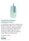 Lampe Baladeuse Musicale Lucy en promo chez Botanic Lampe Baladeuse Musicale Lucy dans le catalogue Botanic
