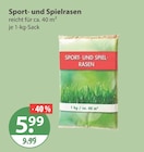 Sport- und Spielrasen von  im aktuellen V-Markt Prospekt für 5,99 €