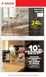 Promos Table Pliante dans le catalogue "CARREFOUR MARKET" de Carrefour Market Table Pliante en promo dans le catalogue Carrefour Market à la page 42