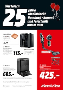 MediaMarkt Saturn Prospekt Wir feiern 25 Jahre MediaMarkt Homburg mit 1 Seite