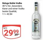 Aktuelles Noble Vodka Angebot bei GLOBUS in Krefeld ab 29,99 €