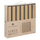 Promo Lot de 3 panneaux Colva 30x30cm à 9,99 € dans le catalogue Maxi Bazar à Saint-Nazaire