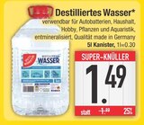 Destilliertes Wasser von  im aktuellen EDEKA Prospekt für 1,49 €