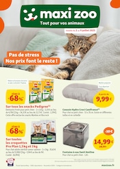 Catalogue Jardineries & Animaleries Maxi Zoo en cours à Saintes et alentours, "Pas de stress Nos prix font le reste", 12 pages, 02/07/2025 - 09/07/2025