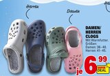 Aktuelles DAMEN/HERREN CLOGS Angebot bei E center in Ulm ab 6,99 €