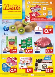 Netto Marken-Discount Prospekt "Aktuelle Angebote" für Pfreimd, 59 Seiten, 20.01.2025 - 25.01.2025