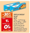 Sprits au chocolat au lait - Netto en promo à 0,78 € chez Netto Sprits au chocolat au lait - Netto dans le catalogue Netto