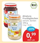 Bircher Müsli von Alnatura für 0,99 € bei budni im Angebot Bircher Müsli von Alnatura im aktuellen budni Prospekt
