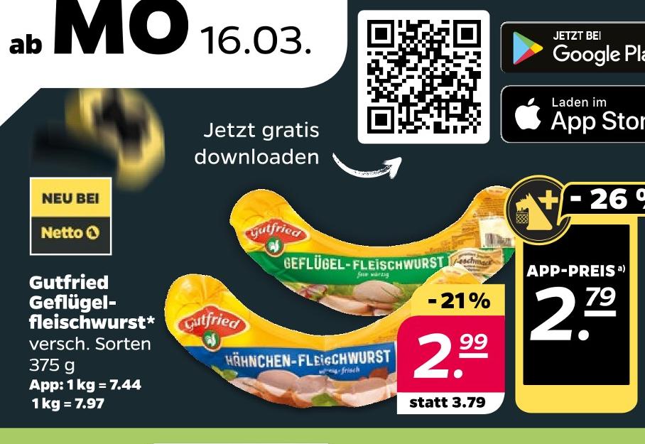 Geflügel-Fleischwurst