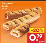 Currywurst Snack im Angebot bei Netto Marken-Discount in Erfurt Currywurst Snack Angebote bei Netto Marken-Discount Erfurt für 0,79 €