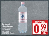 Mineralwasser von Spreequell für 0,59 € bei EDEKA im Angebot Mineralwasser von Spreequell im aktuellen EDEKA Prospekt