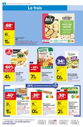 Prix et réduction Poisson surgelé dans le prospectus Carrefour Market en cours Offre Poisson surgelé dans le catalogue Carrefour Market du moment à la page 16