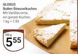 Butter-Streuselkuchen Angebote von GLOBUS bei GLOBUS Jena für 5,55 €