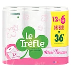 Papier Toilette Maxi Douceur Blanc Le Trèfle dans le catalogue Auchan Hypermarché
