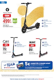 Trottinette Angebote im Prospekt "FAIRE LES PLUS BEAUX CADEAUX MOINS CHERS" von Intersport auf Seite 12