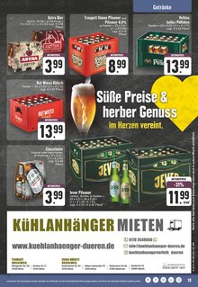 Bier im EDEKA Prospekt "Aktuelle Angebote" mit 24 Seiten (Düren)