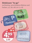 Sitzkissen 'to go' Lieblingsplatz von  im aktuellen V-Markt Prospekt für 4,99 €